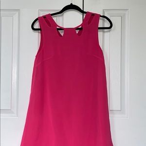 Hot pink dress